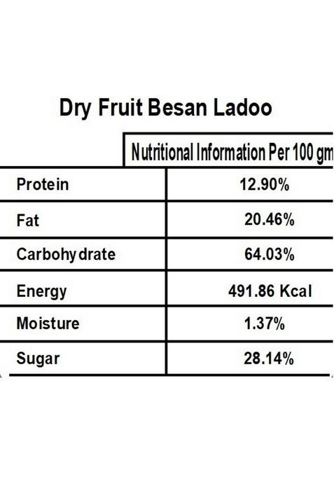 Singla Sweets Besan Dry Fruit Laddu Box 500 G