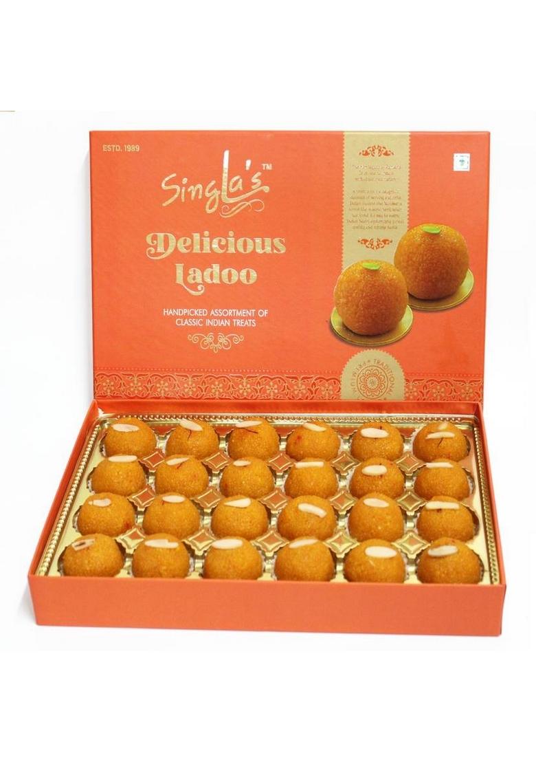 Singla Sweets Motichoor Laddu 1Kg Delicious Box 1 Kg