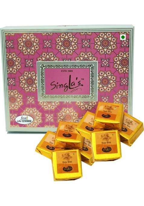 Singla'S Kaju Bites 500Gm Indian Mithai Sweets Box&nbsp;&nbsp; 500 G