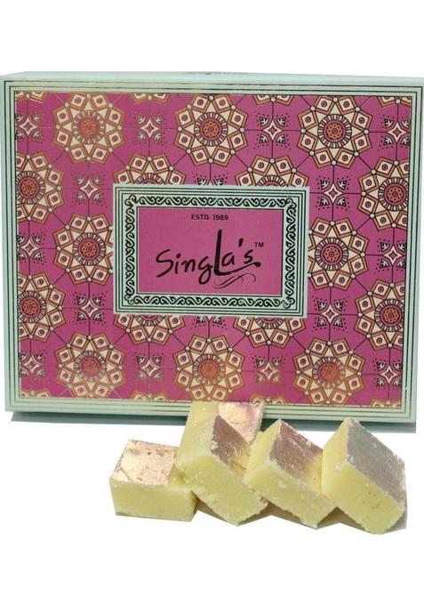 Singla'S Plain Burfi 500G Indian Mithai Sweets Box 500 G