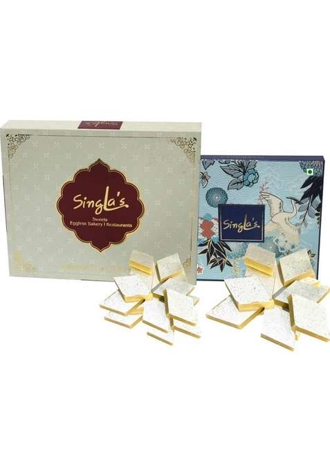 Singla'S Kaju Katli 400G Combo Pack Of 2 Box&nbsp;&nbsp; X 200 G