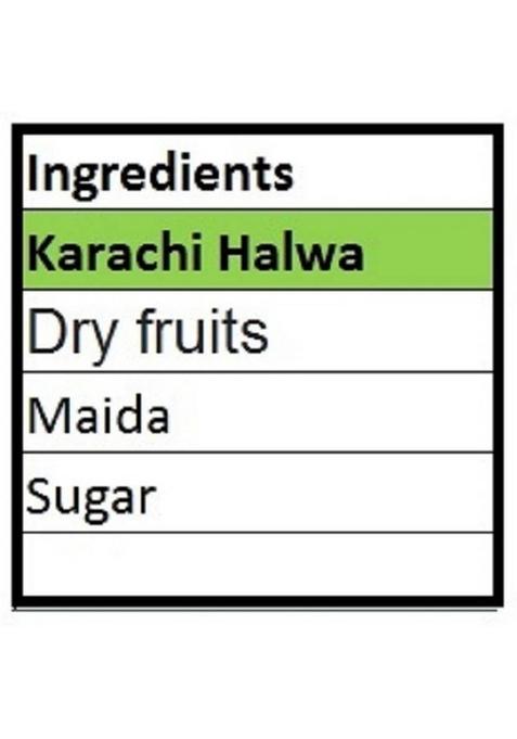 Singla Sweets Karachi Halwa 500G New Box Box 500 G