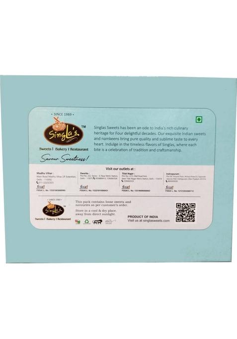 Singla'S Barfi Khajur Pak 400Gm Indian Mithai Sweets Box 400 G