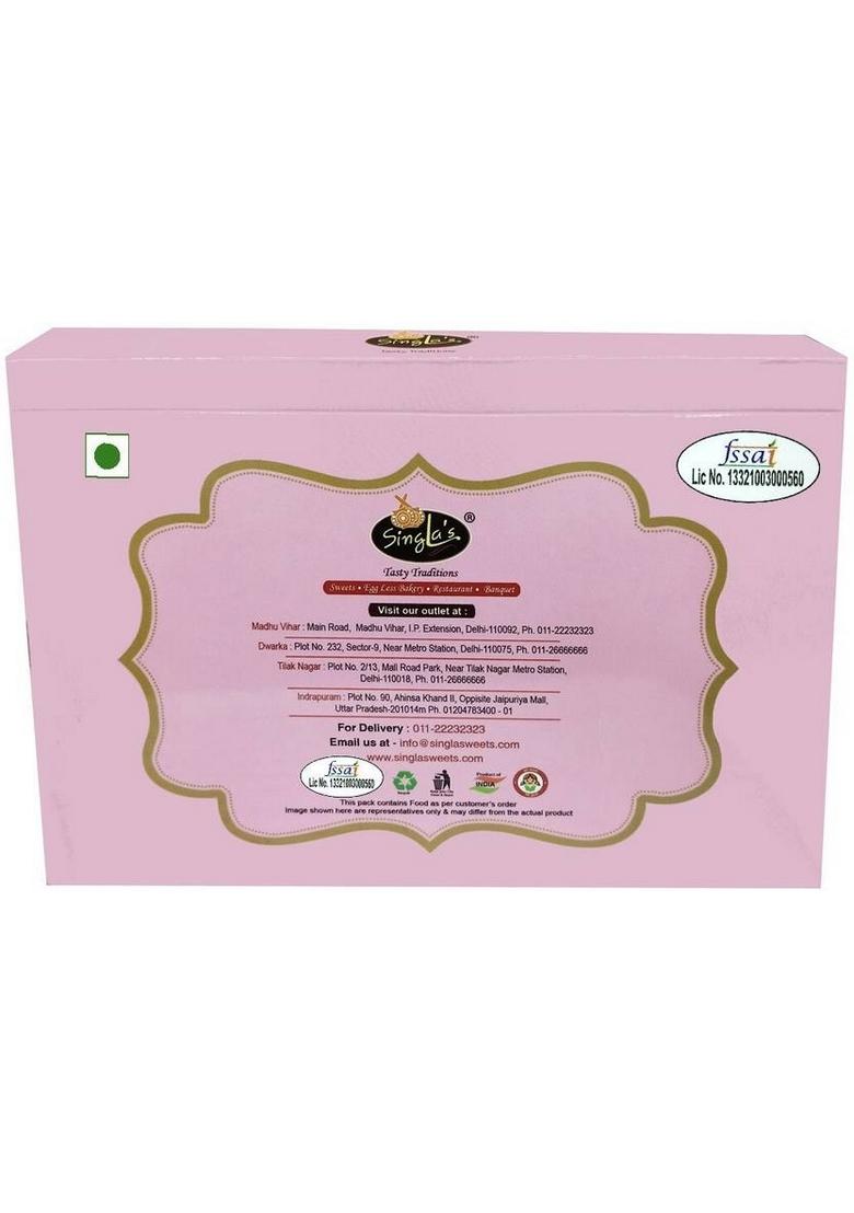Singla Sweets Coconut Laddu 500G Delicious Ladoo | Box 500 G