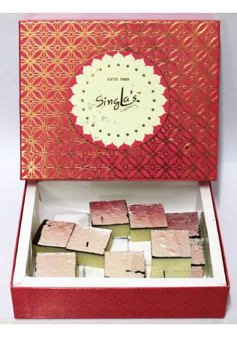 Singla Sweets Chocolate Barfi 400G Delicious Tasty Box 400 G