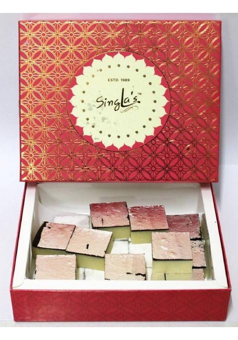 Singla Sweets Chocolate Barfi 400G Delicious Tasty Box&nbsp;&nbsp; 400 G