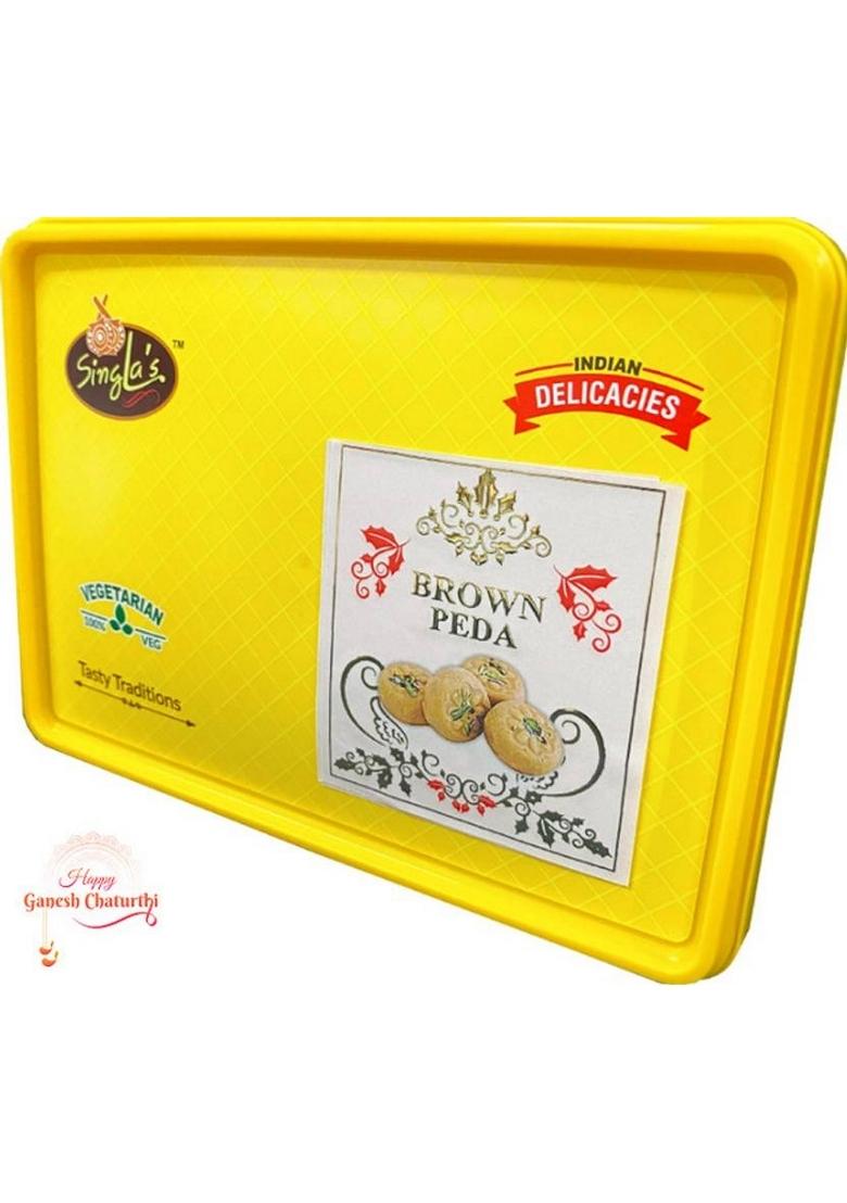 Singla Sweets Brown Peda Barfi Very Delicious Sweet 500G | Box 500 G