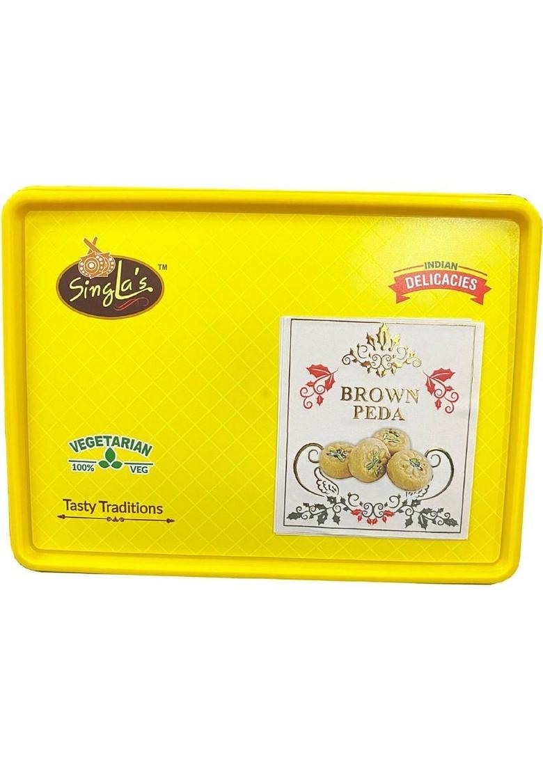 Singla Sweets Brown Peda Barfi Very Delicious Sweet 500G | Box 500 G