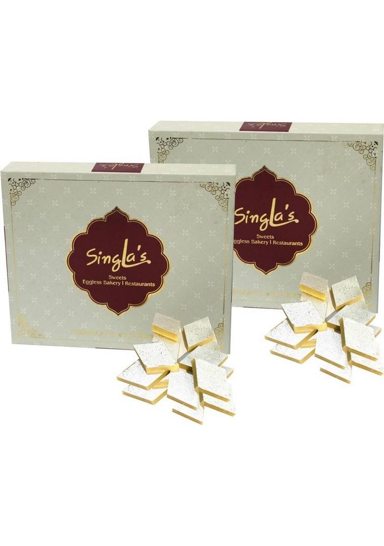 Singla'S Kaju Katli 400G Combo Pack Of 3 Box 2 X 200 G
