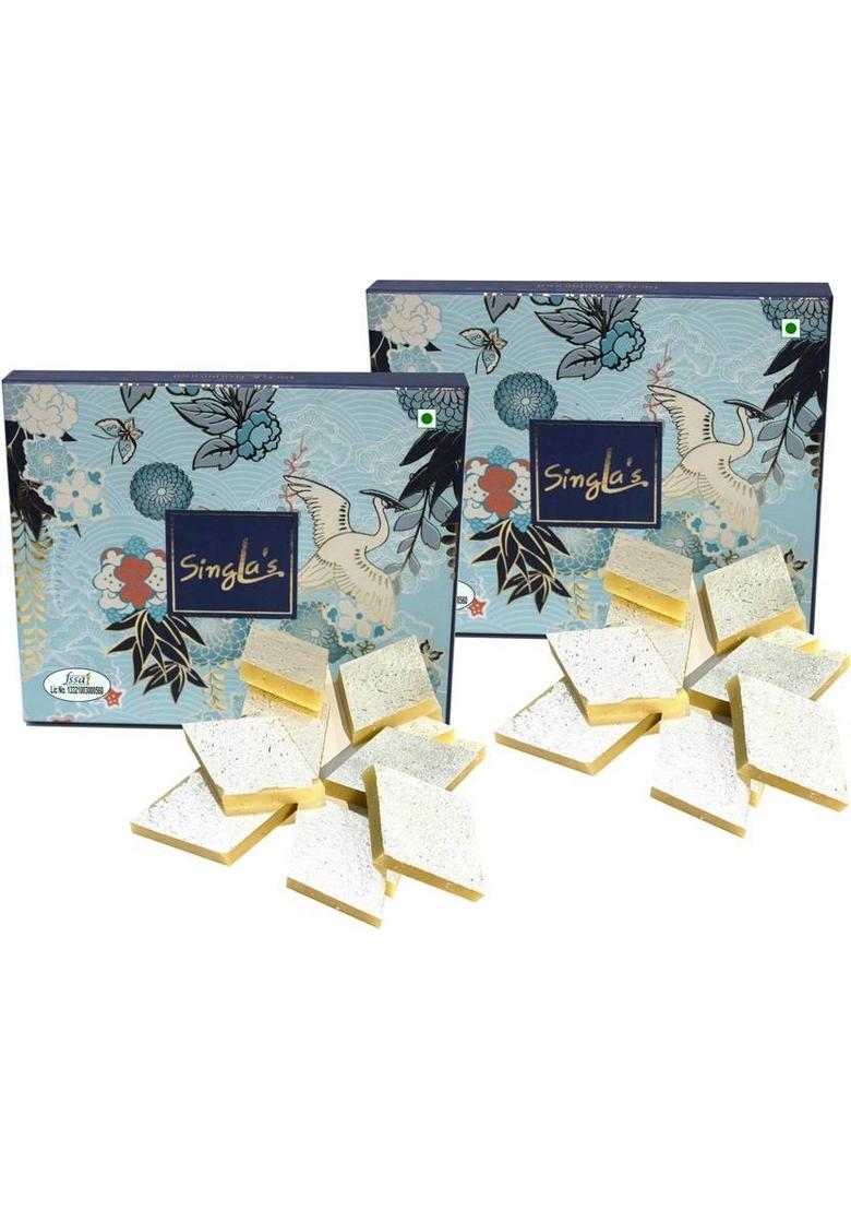 Singla'S Kaju Katli 400G Combo Pack Of 7 Box 2 X 200 G