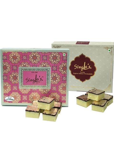 Singla'S Chocolate Barfi 500G Pack Of 2 Box X 200 G