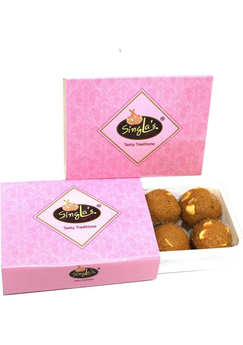 Singla Sweets Besan Dryfruit Laddu 200G Indian Mithai Sweet Vacuum Pack 200 G
