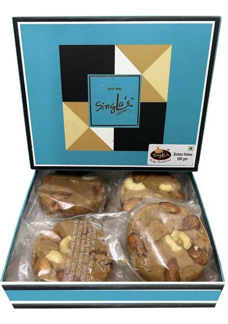 Singla Sweets Soan Halwa 500G |Indian Halwa| Ajmer Ka Mashhur Box 500 G