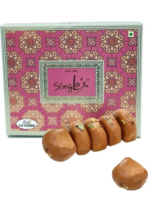 Singla'S Brown Peda 500G Indian Mithai Sweets Box 500 G
