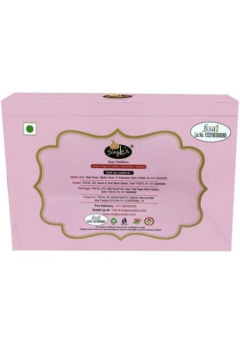 Singla Sweets Besan Dryfruits Laddu 500G Indian Mithai Sweet Vacuum Pack 500 G