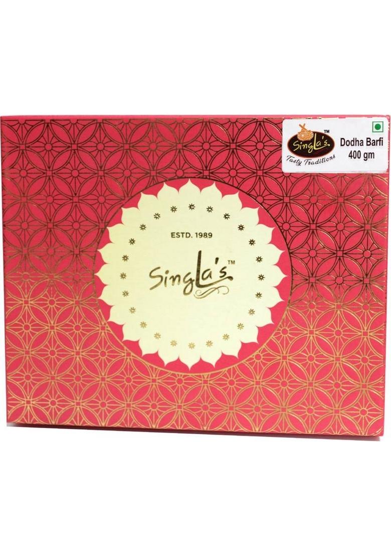 Singla Sweets Dodha 400G Barfi Box 400 G