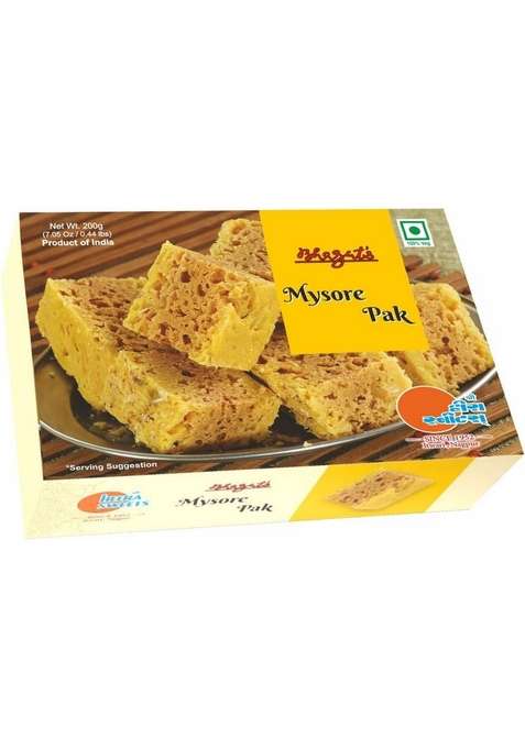 Bhagat'S Heera Sweets Mysore Pak Box Box&nbsp;&nbsp; 200 G