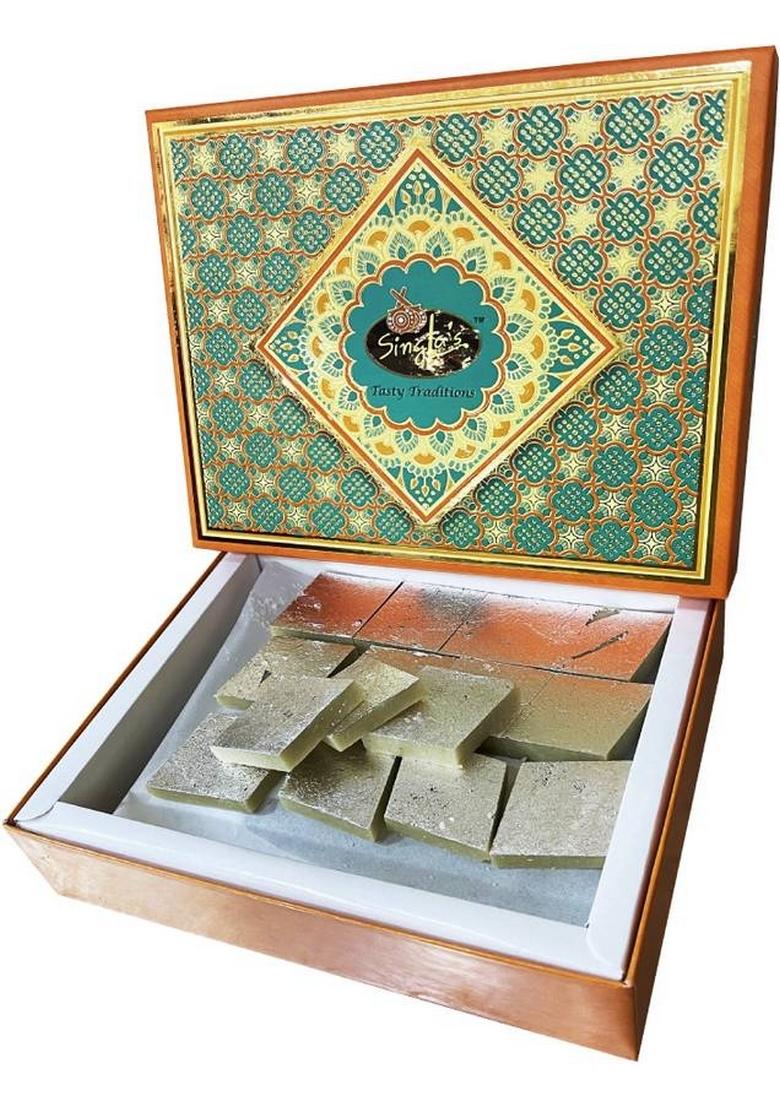 Singla Sweets Kaju Burfi Katli 500G New Box Box 500 G
