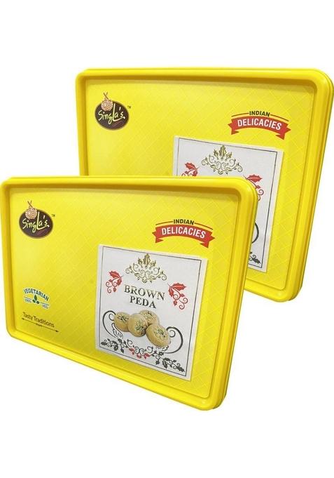 Singla'S Brown Peda Sweets Combo Pack Of 2 500Gms 1Kg Box X 0 5 Kg