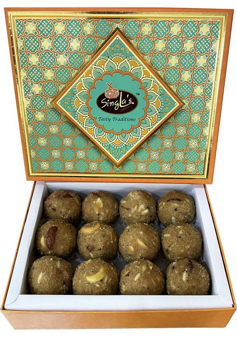 Singla Sweets Atta Laddu 500G New Box Delicious Box 500 G
