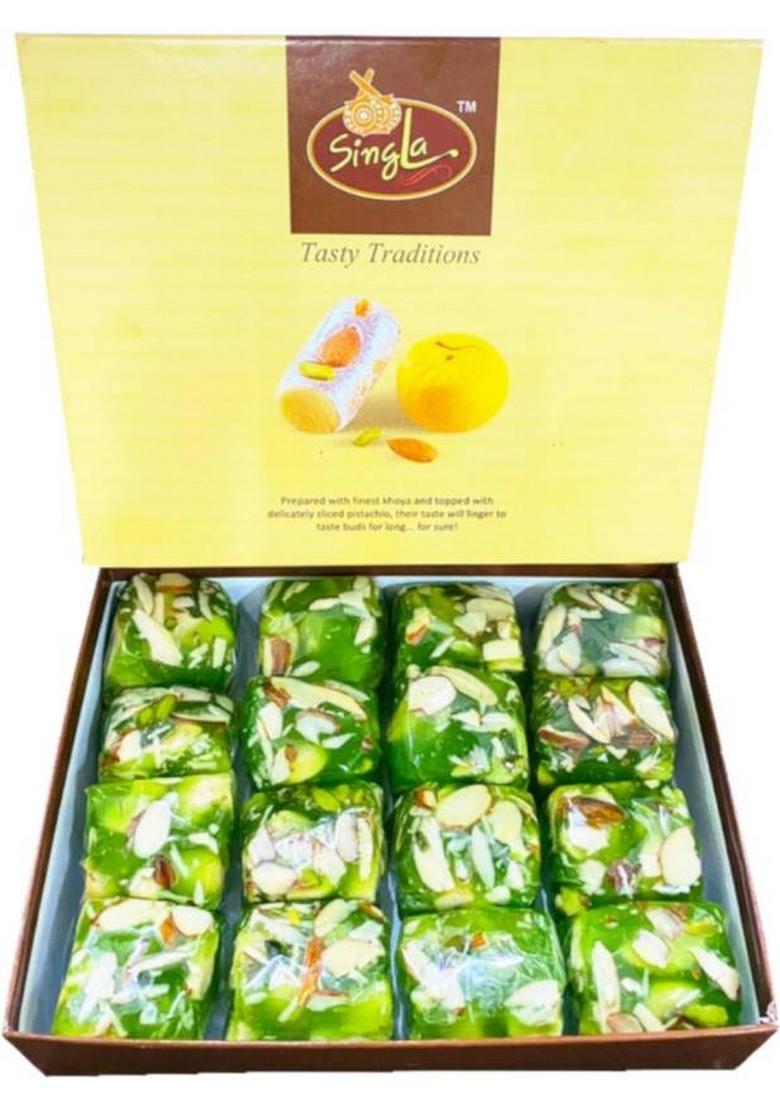 Singla Sweets Red Halwa 400G Green Combo Pack Of 2 400 800G Box X G