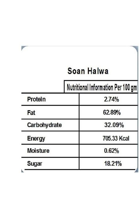Singla Sweets Soan Halwa 500G Box 500 G