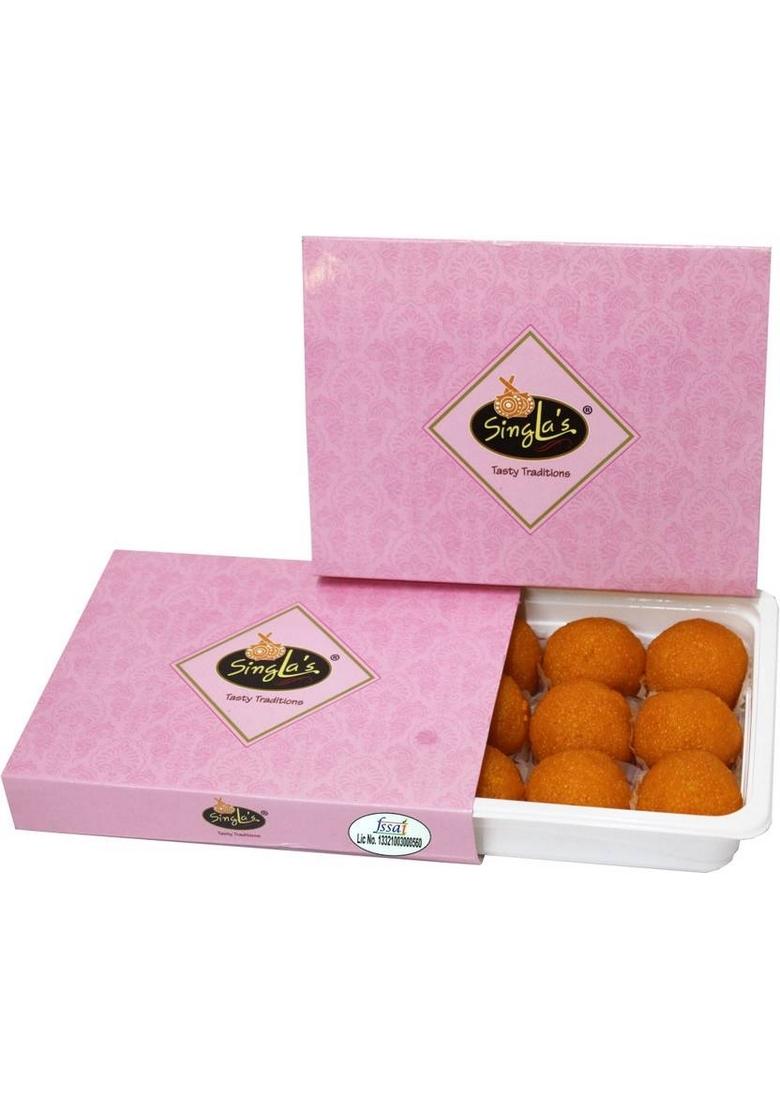 Singla Sweets Banarasi Laddu 500G |Delicious| Mithai | Vacuum Pack Box 500 G