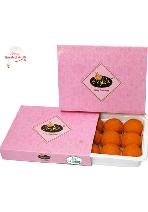 Singla Sweets Banarasi Laddu 500G | Mithai Vacuum Pack Box&nbsp;&nbsp; 500 G