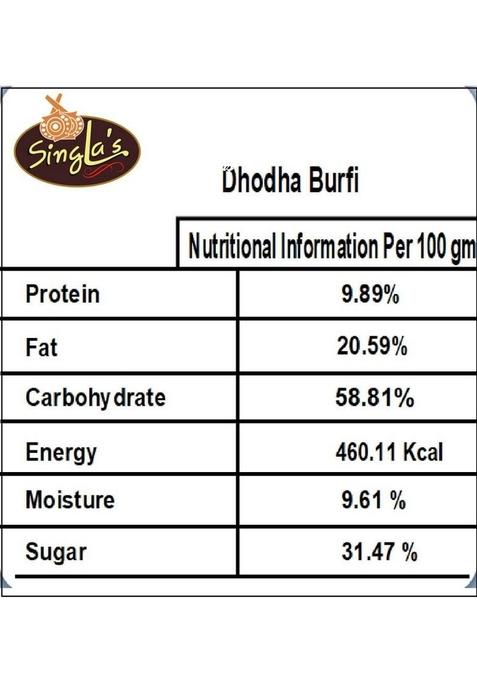 Singla Sweets Dodha Barfi Very Delicious Sweet 1Kg Box 1000 G
