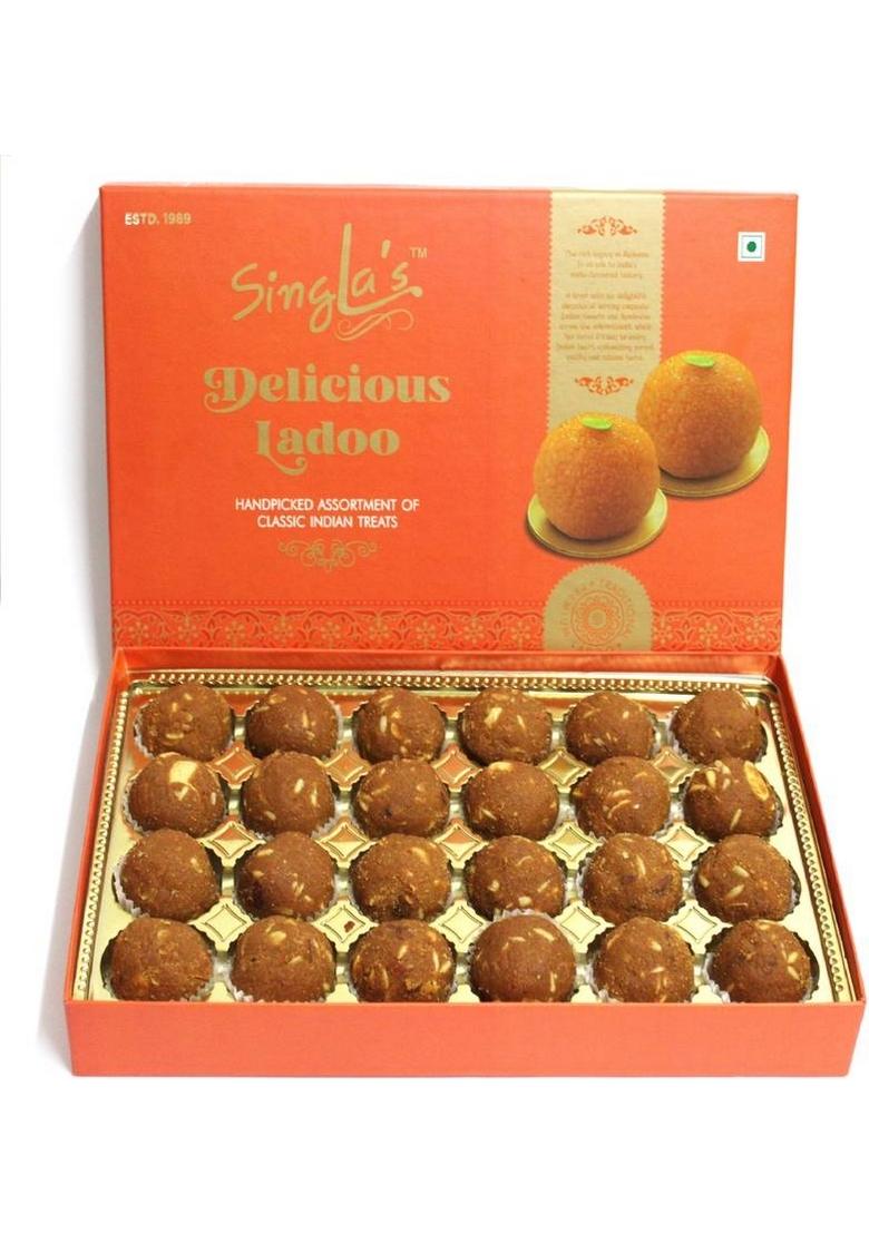 Singla Sweets Besan Dry Fruit Laddu 1Kg Very Delicious Box 1 Kg
