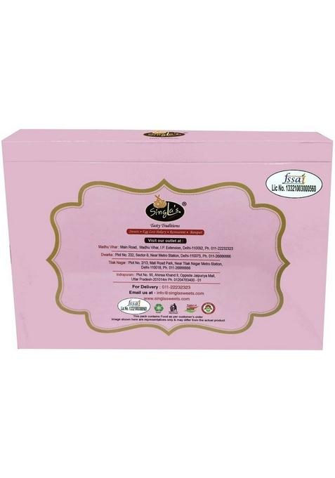 Singla Sweets Motichoor Laddu 500G Delicious Mithai Ladoo Box 500 G