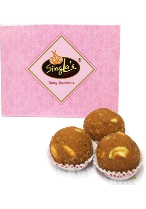 Singla'S Besan Dryfruit Laddu 200G Delicious Sweets Mithai Box&nbsp;&nbsp; 200 G