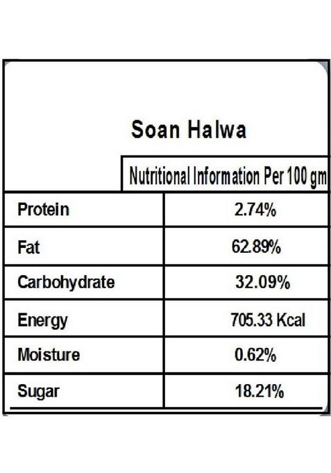 Singla Sweets Sohan Halwa 500G Crunchy Box 500 G