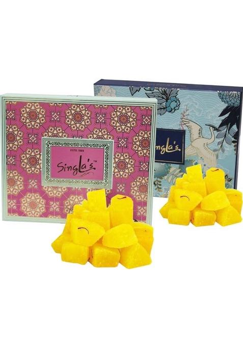 Singla'S Kesar Petha 500G Combo Pack Of 3 Box 2 X 250 G