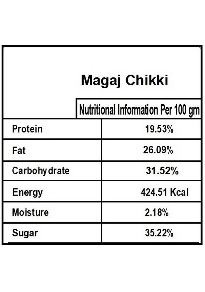 Singla Sweets Magaj Chikki 500G Gajak Plastic Bottle 500 G