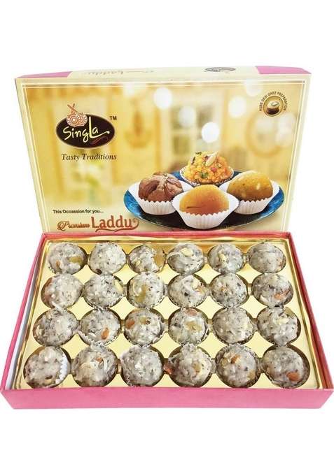 Singla'S Best Quality Coconut Laddu Sweets 900Gms Box&nbsp;&nbsp; 900 G