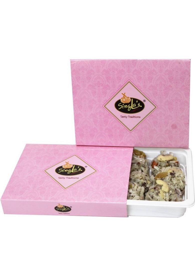 Singla Sweets Coconut Laddu 500G Delicious Ladoo Box 500 G