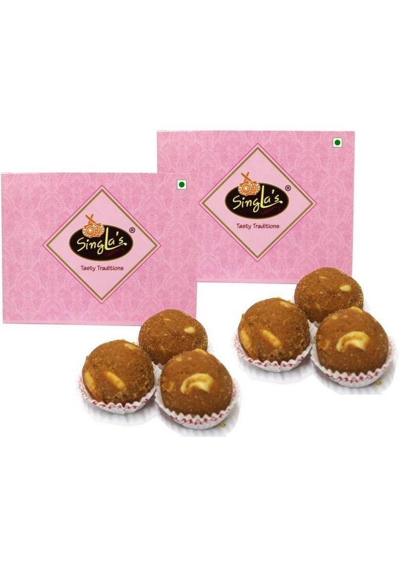 Singla'S Besan Dryfruit Ladu 200G Combo Pack Of 2 Box X 200 G