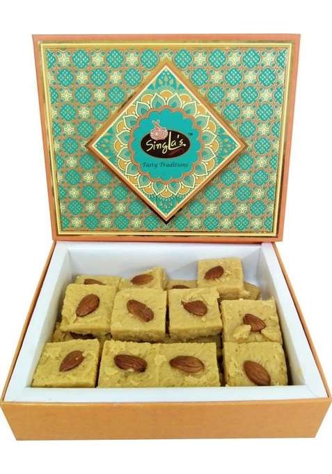 Singla Sweets Patisa Burfi 500G New Box Delicious Box&nbsp;&nbsp; 500 G