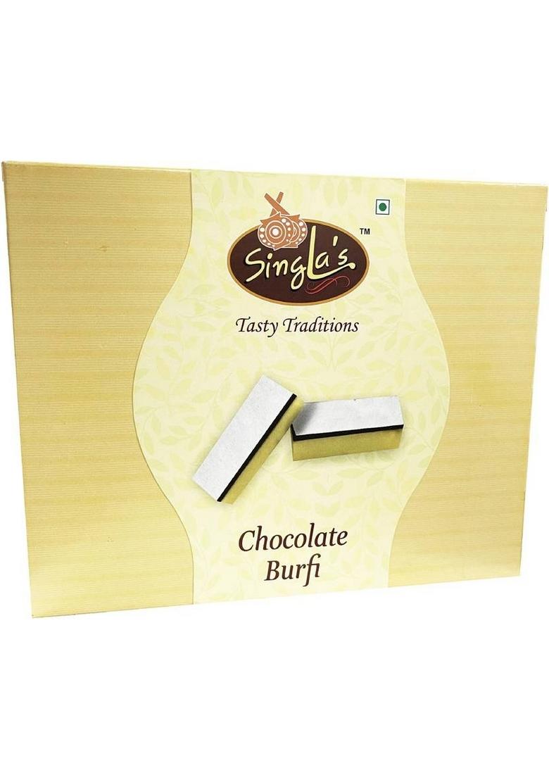 Singla'S Chocolate Barfi Sweets 400Gms Delicious Tasty 400G Box 400 G