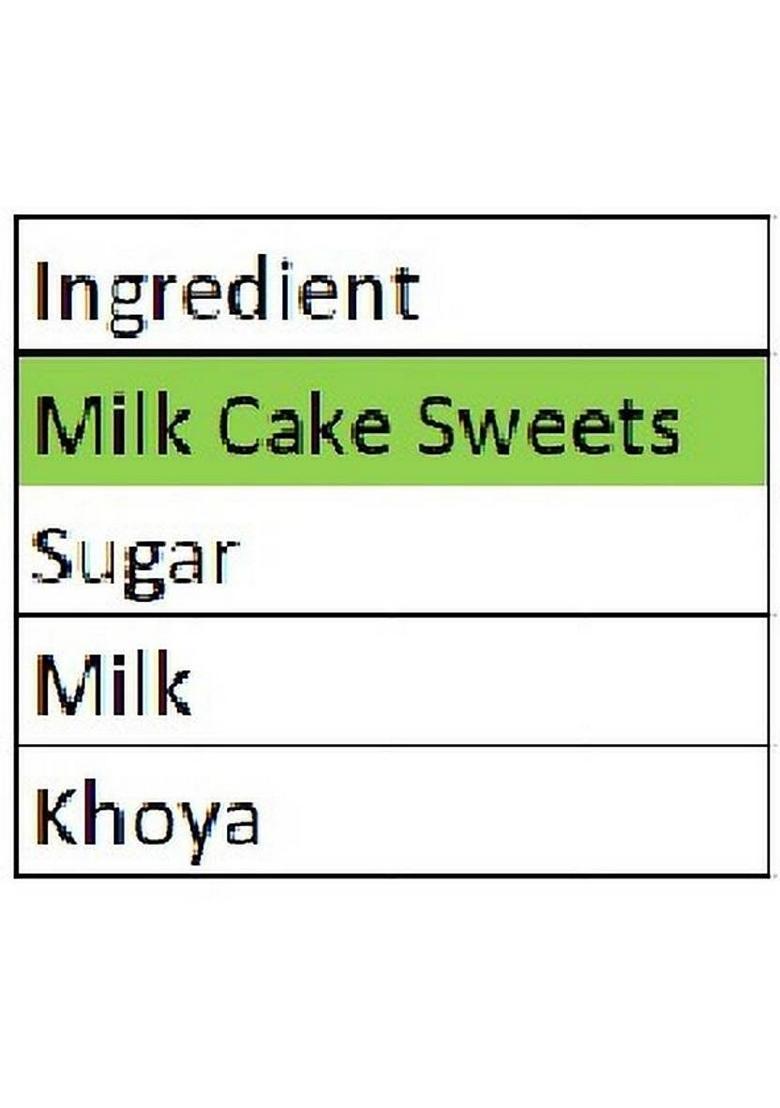 Singla Sweets Milk Cake 500G Delicious Barfi Box 500 G