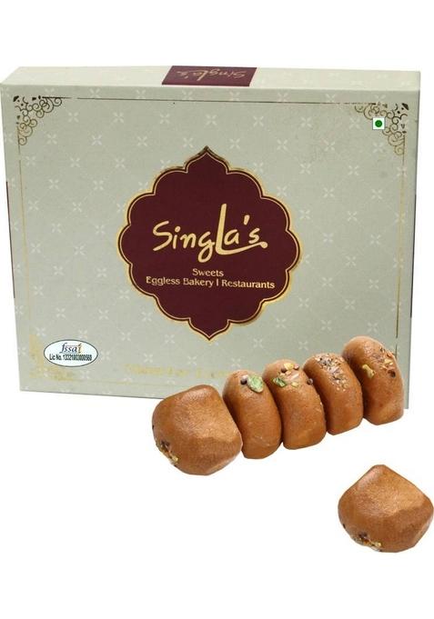 Singla'S Peda Brown 500Gm Indian Sweets Box 500 G