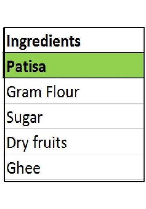 Singla'S Patisa Barfi 800G Delicious Box 800 G
