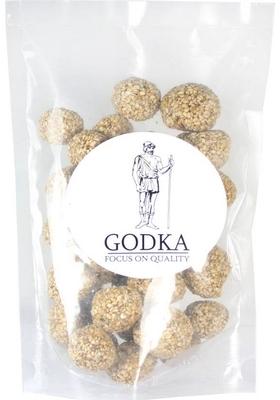 Godka White Sesame Ladoo Home Made Sweetened Balls Till Ke Pouch&nbsp;&nbsp; 250 G