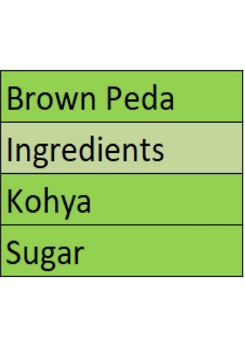 Singla Sweets Brown Mawa Peda 400G Box 400 G