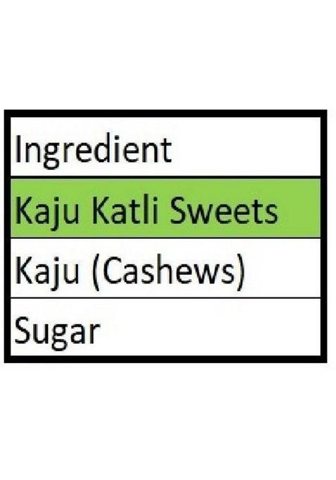 Singla'S Kaju Katli 400G Combo Pack Of 6 Box 2 X 200 G