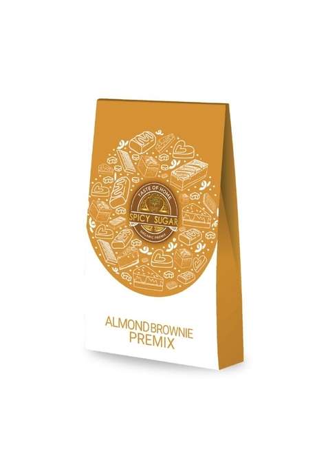 Spicy Sugar Almond Brownie Premix 250G | Chocolate Ready To Cook – Enjoy Rich Moist Nutty Brownies In Minutes Quick Delicious And Perfect For Any Occasion Or Craving