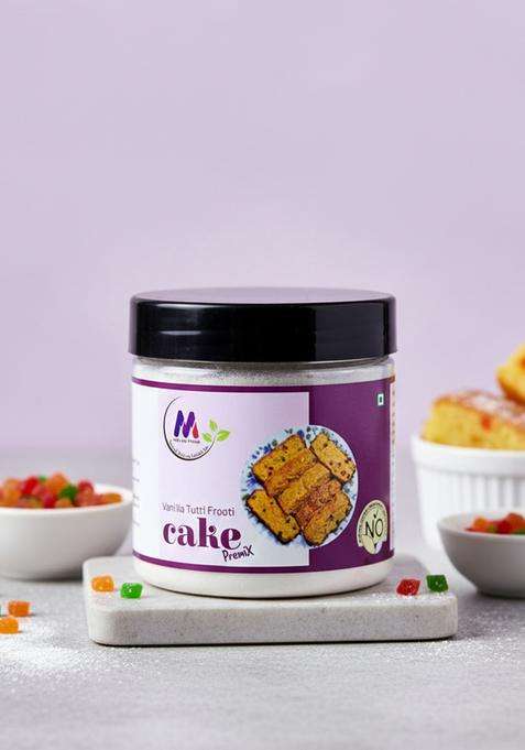 Maa Ka Pyaar Vanilla Tutti Frooti Cake Premix With 50 Whole Wheat Flour Without Preservatives Pack Of 900G 900 G