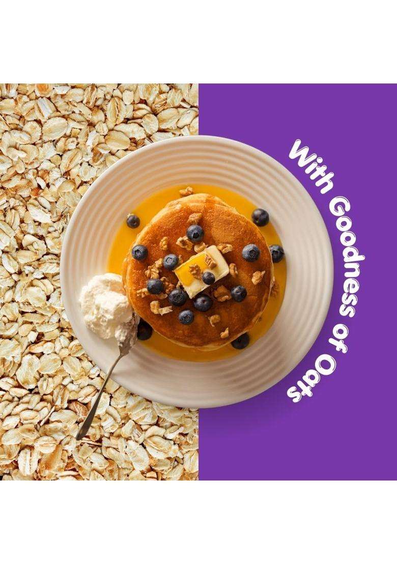 Vindhiz Oats Ready To Use Pancake Waffle Premix Vanilla Flavour | Pack Of 2 1 Kg 100 Vegetarian Eggless No Added Preservatives High Fiber Low Carb Healthy Instant Mix - Indya