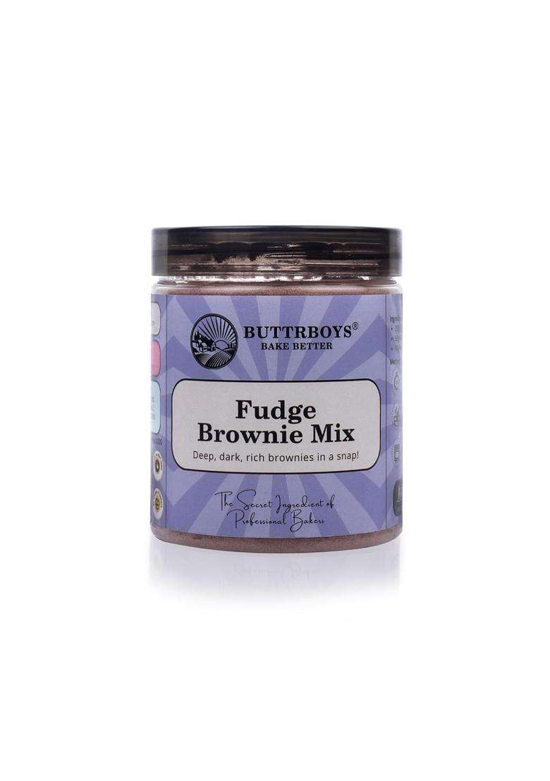 Buttrboys Fat Free Fudge Brownie Mix Powder For Cooking Food Baking 250 Grams - Indya